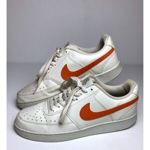 Nike Court Vision Low Next Nature W 9.5 Sail Hot Curry Retro Basketball Shoe